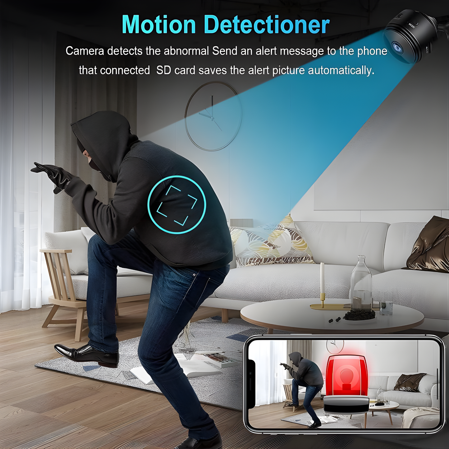 Mini Camara Ip Wifi Espia 1080p
