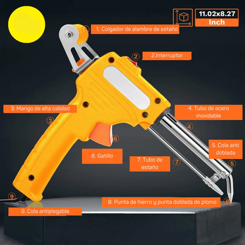 2x1 : PISTOLA CAUTÍN VERSÁTIL: Tu Aliado en Soldaduras Eficientes