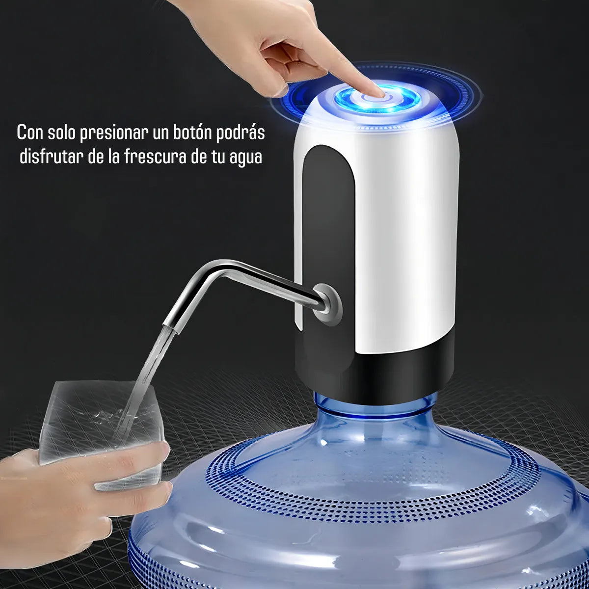 2 Dispensadores De Agua Automáticos Eléctricos Recargables