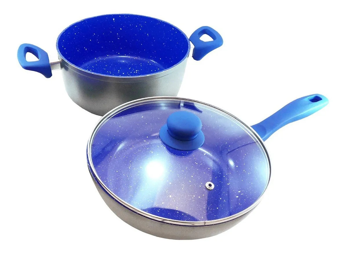 Sarten y olla De Zafiro Pan Ideal Para Inducción