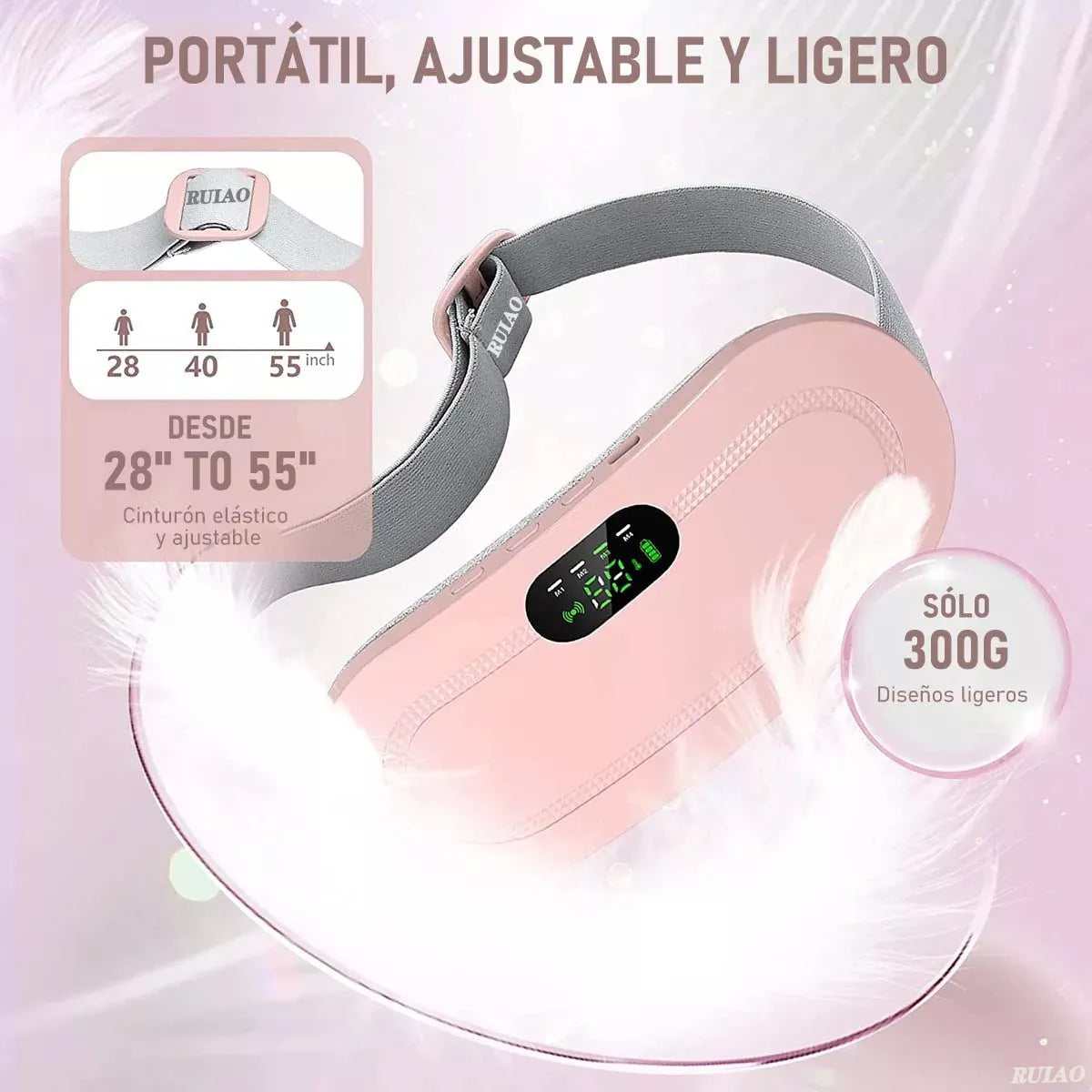 Cinturon Eléctrico Para Colicos Menstruales