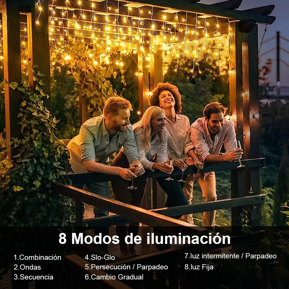 Serie Navideña Cascada de 5 metros