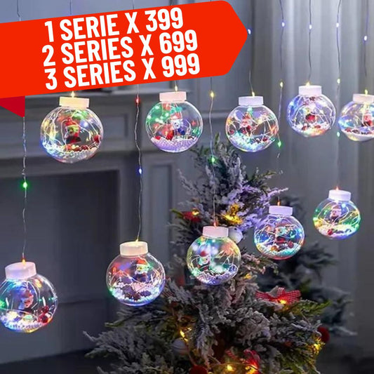 SERIE LED DE 3 M CON 10 ESFERAS