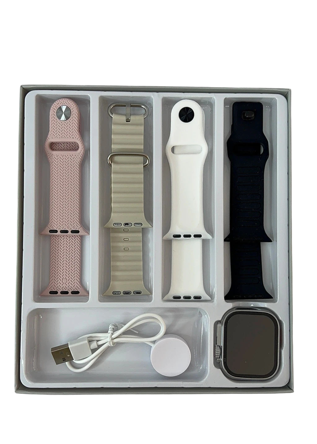 Reloj inteligente Con 4 Mallas Intercambiables