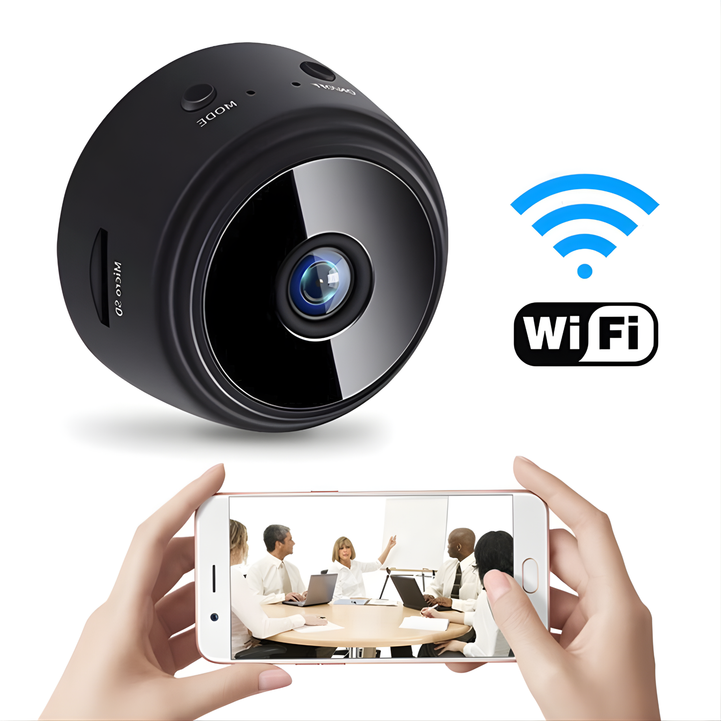 Mini Camara Ip Wifi Espia 1080p