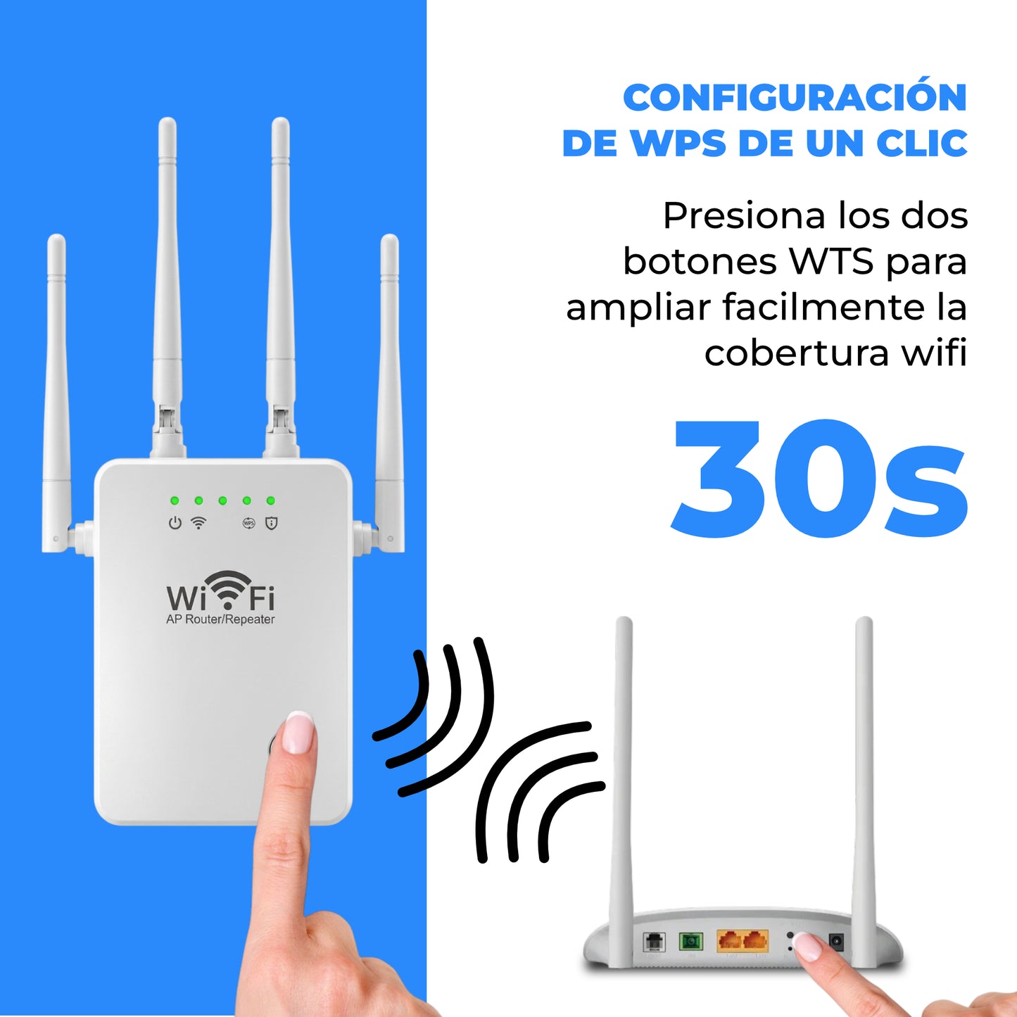 Repetidor Wifi Amplificador Senal 300mbp