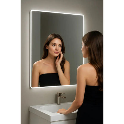 Espejo con luz led (50 cm x 70 cm)