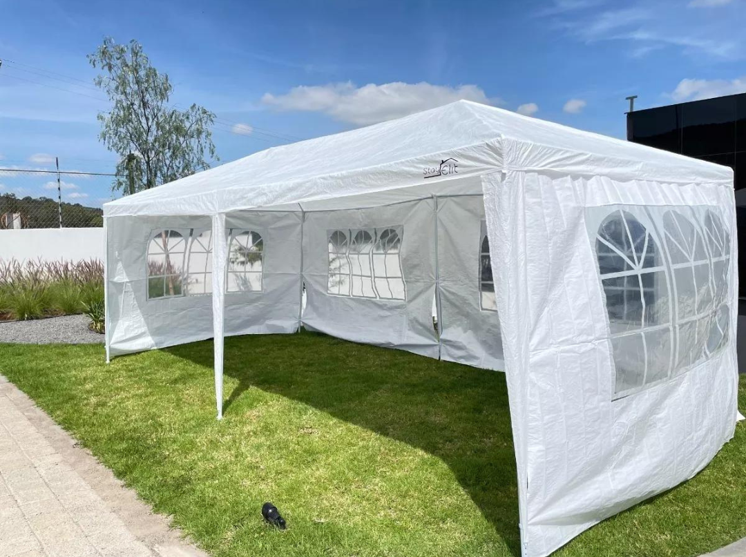 Toldo Carpa Reforzado Con Paredes 3x6 Metros