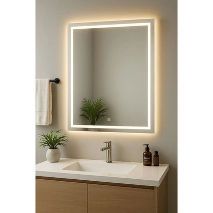 Espejo con luz led (50 cm x 70 cm)