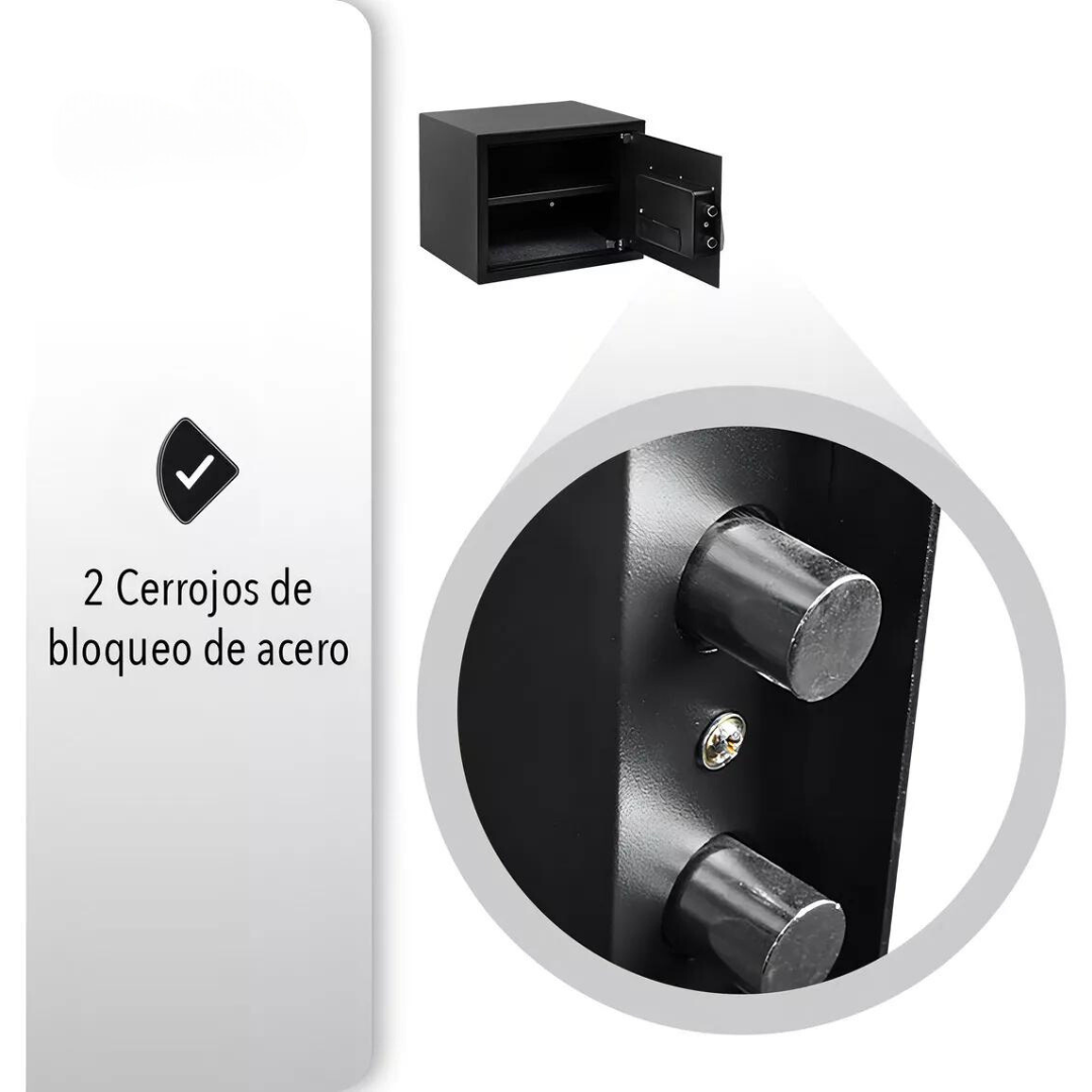 Caja Fuerte Digital Acceso Por Código O Llave (TJ)