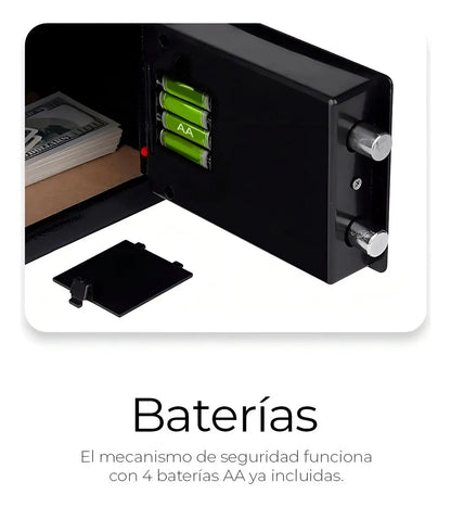 Caja Fuerte Digital De Alta Seguridad Con Código Y Llave