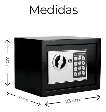 Caja Fuerte Digital De Alta Seguridad Con Código Y Llave
