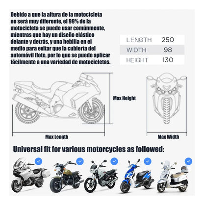 Funda Motocicleta Impermeable Grueso