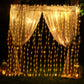 2 Cortinas de Luces Led Decorativas (Cada cortina mide 3x3m)