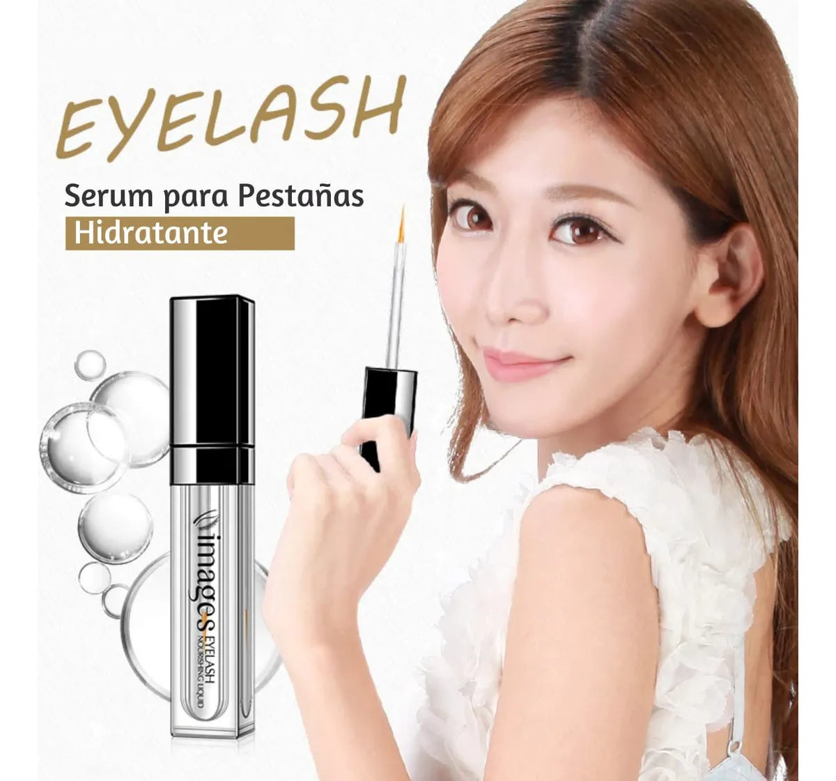 Serum Fortalecedor Crecimiento Alargador De Pestañas (Incluye 2 paquetes)