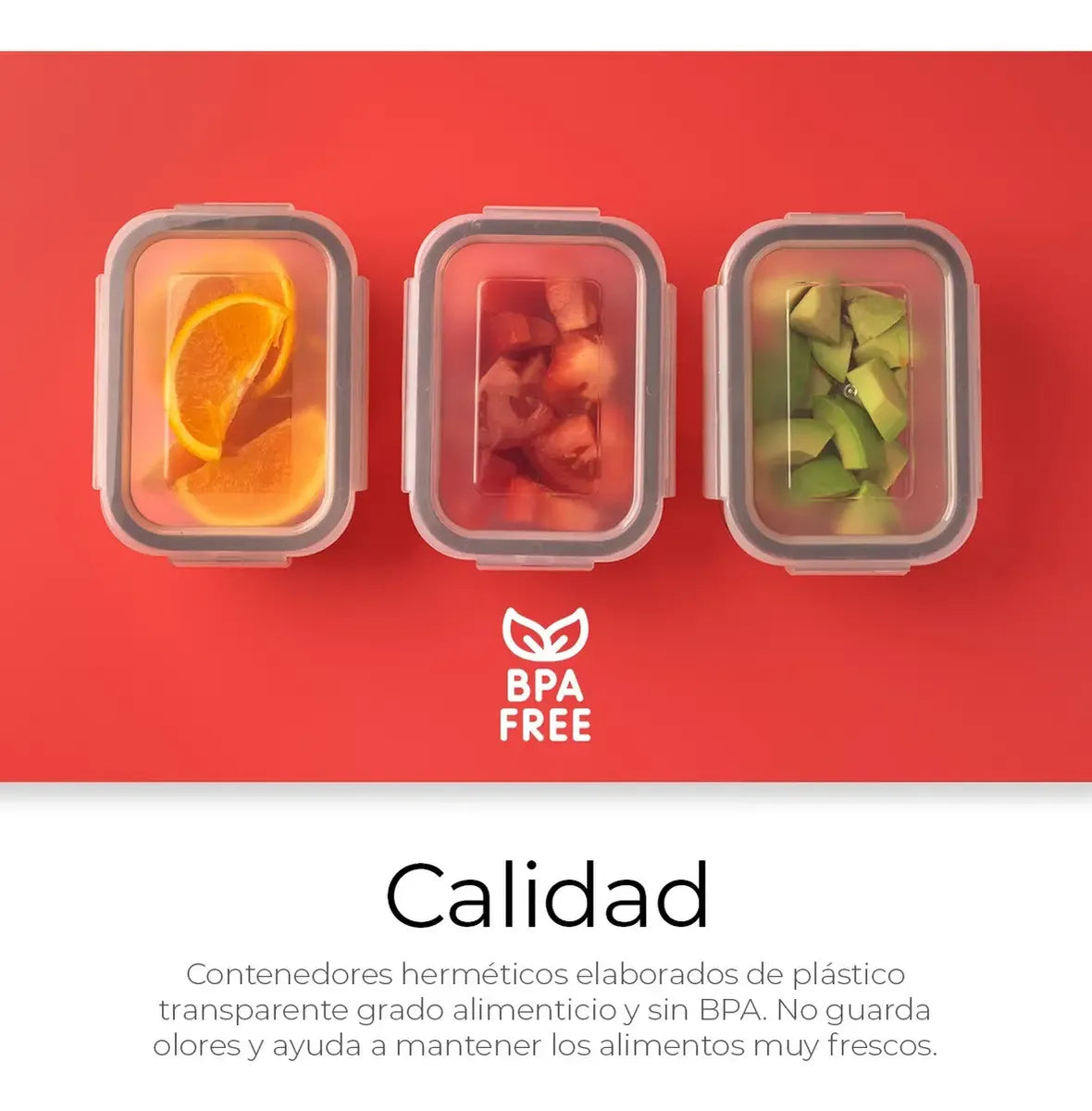 Recipientes 24 Pz Herméticos De Almacenamiento De Cocina Transparente