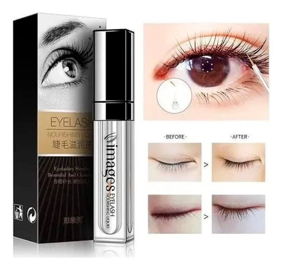 Serum Fortalecedor Crecimiento Alargador De Pestañas (Incluye 2 paquetes)