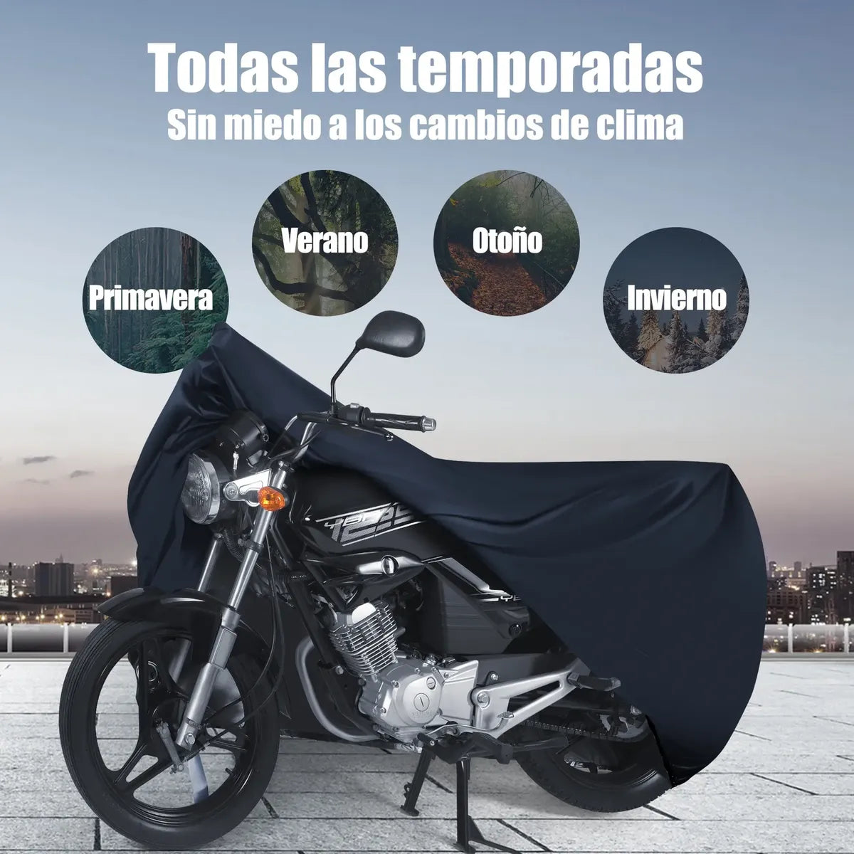 Funda Motocicleta Impermeable Grueso