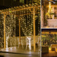 2 Cortinas de Luces Led Decorativas (Cada cortina mide 3x3m)