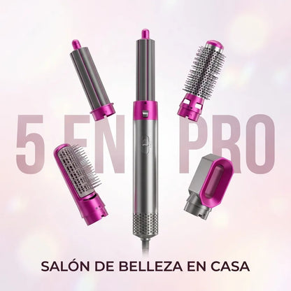 Cepillo 5 en 1 (Seca, ondula y Alisa)