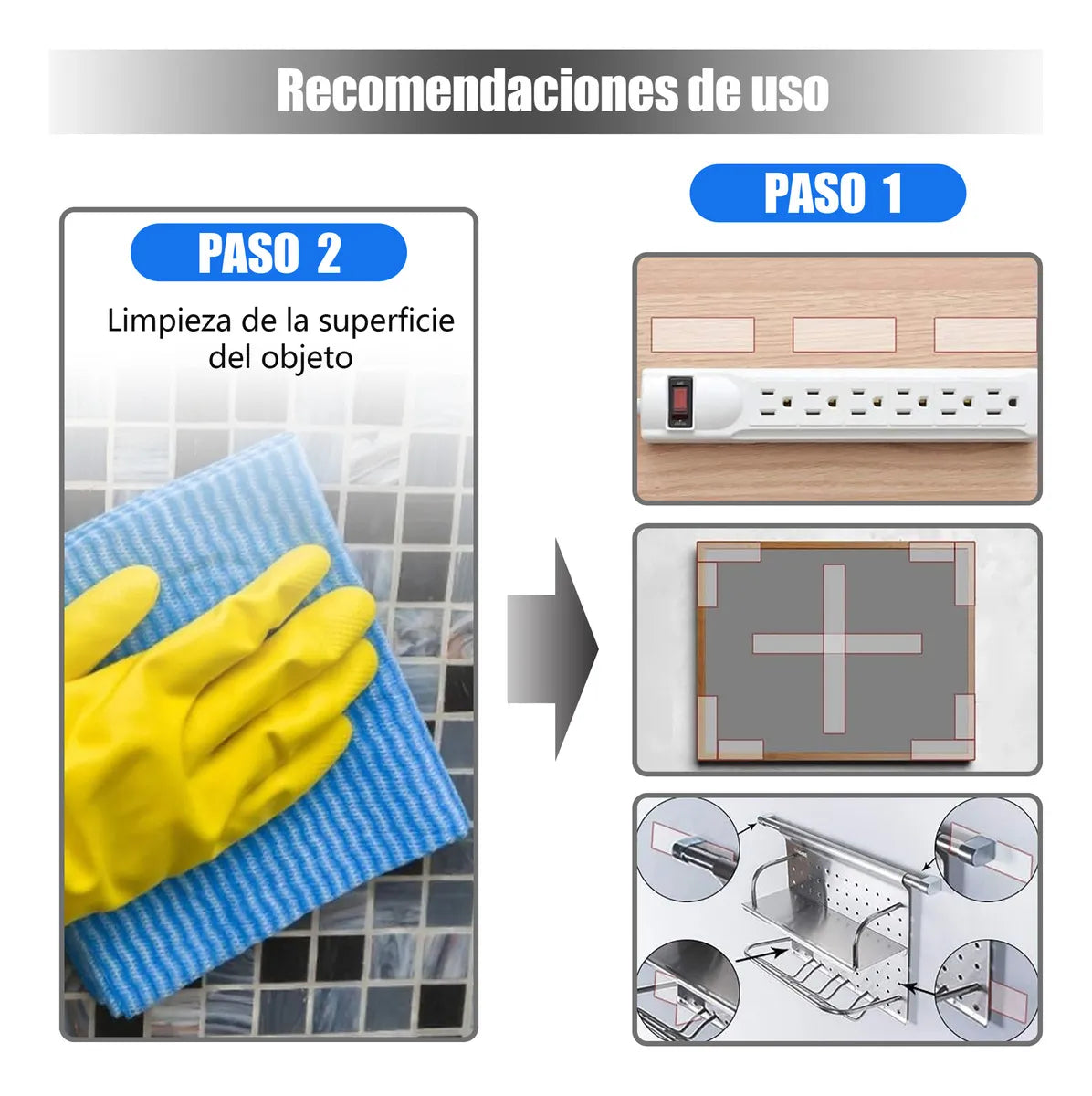 CINTA ADHESIVA DOBLE CARA LAVABLE Y REUTILIZABLE (20mts)