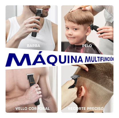 Afeitadora Electrica para Cabello y Barba Recargable