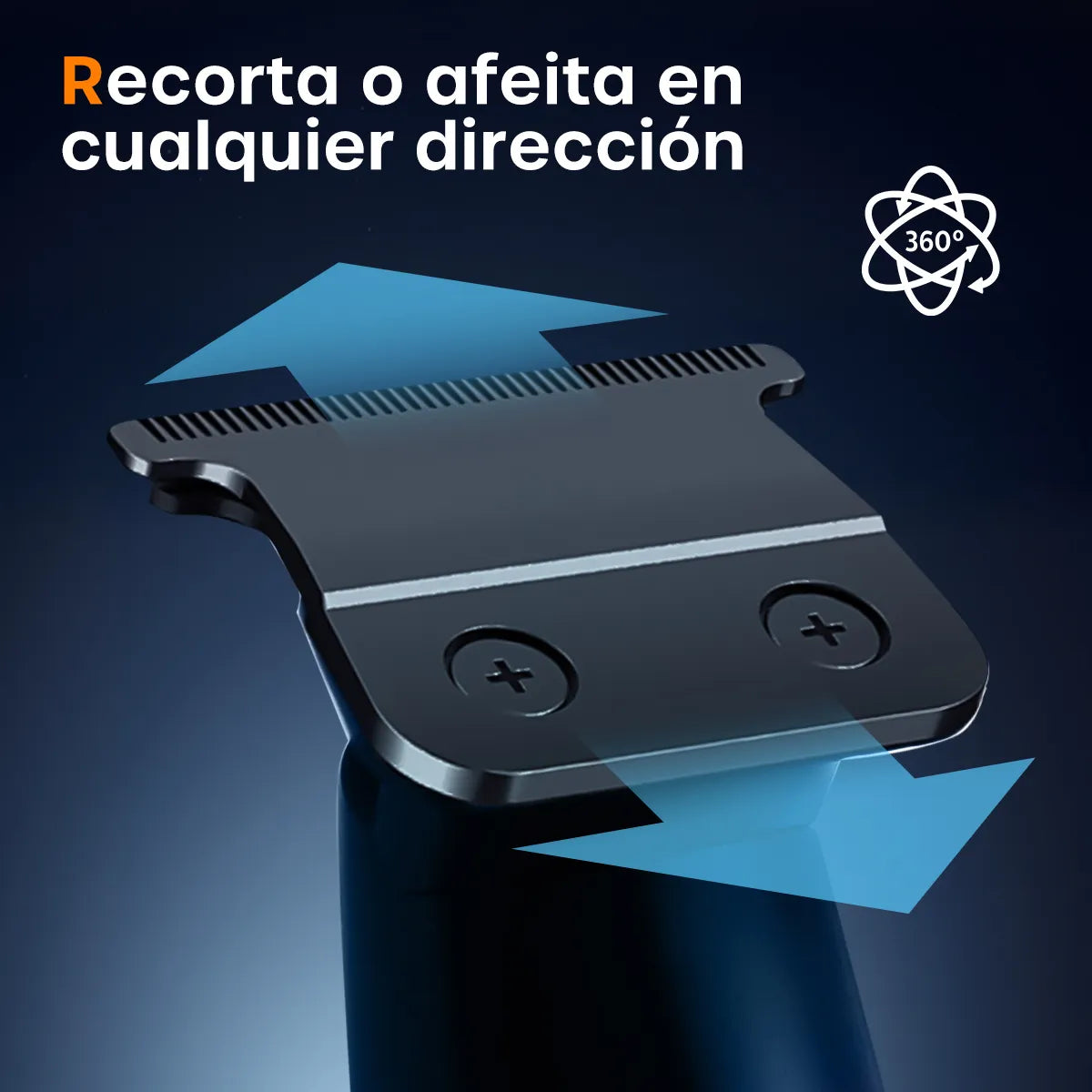 Afeitadora Electrica para Cabello y Barba Recargable