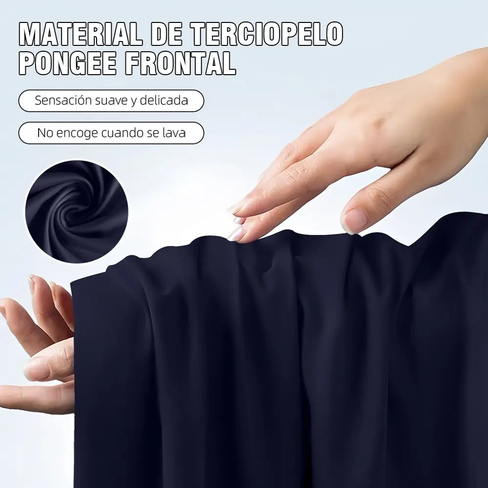 Cortina Blackout Para Ventana (Medida total de ambas cortinas 214 x 160 cm)