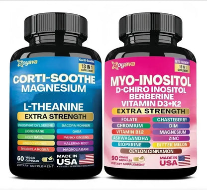 Kit Inositol Cortisol Paquete 2 Pcs