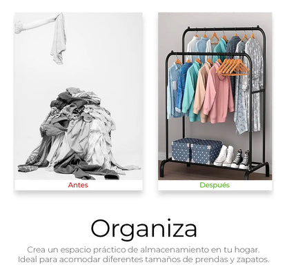 Perchero Elegante Organizador De Ropa