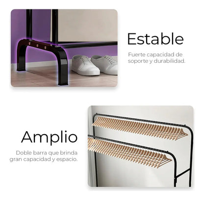 Perchero Elegante Organizador De Ropa