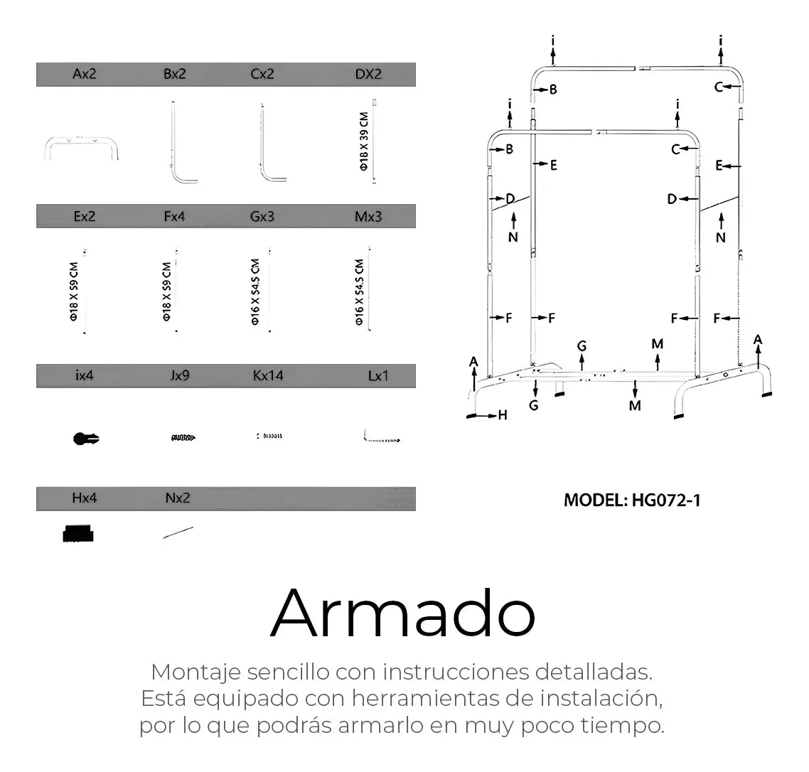 Perchero Elegante Organizador De Ropa
