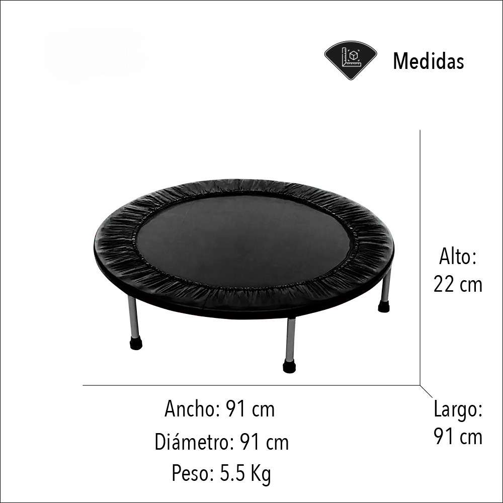 Trampolín ejercicio