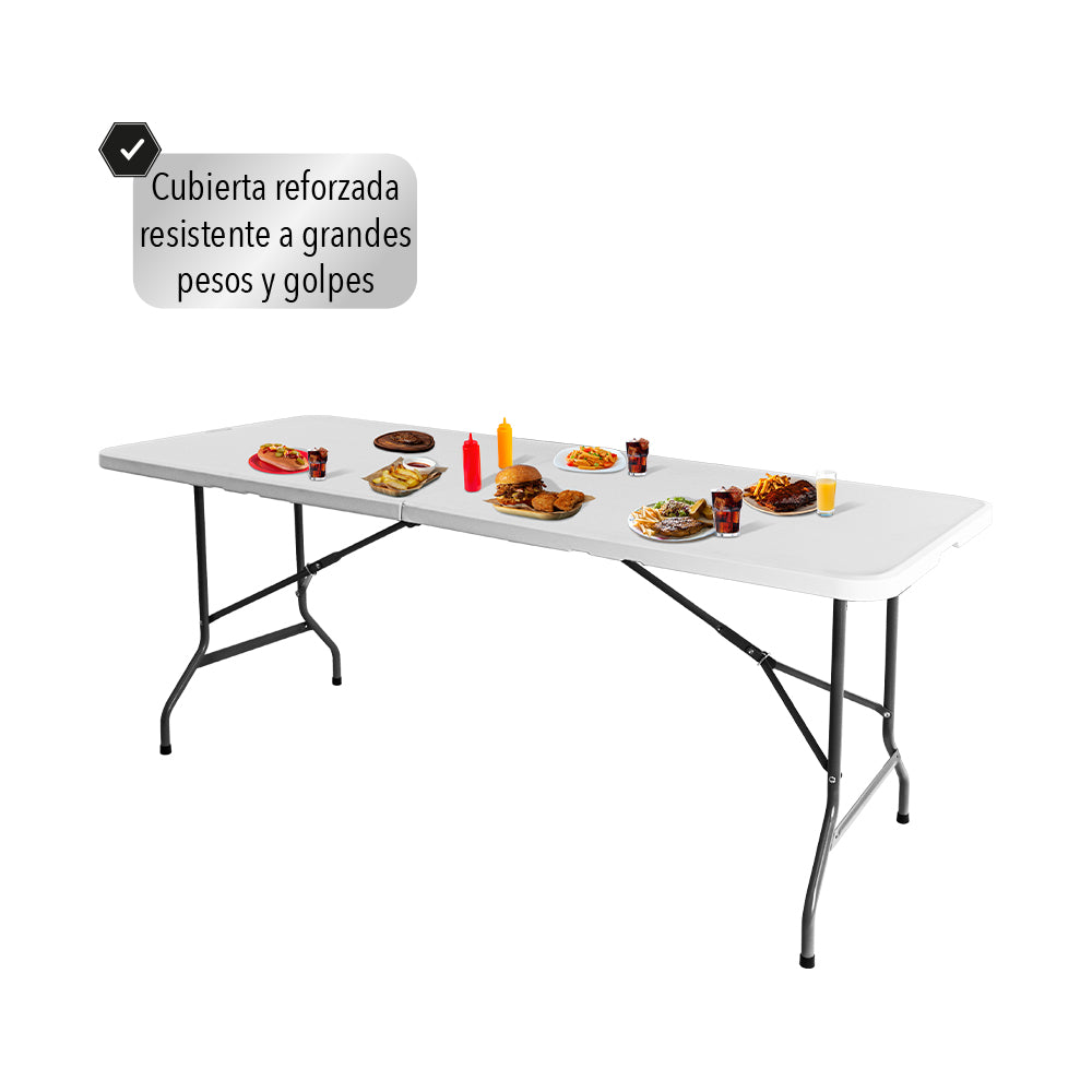 Mesa plegable (Mide 180x74cm)